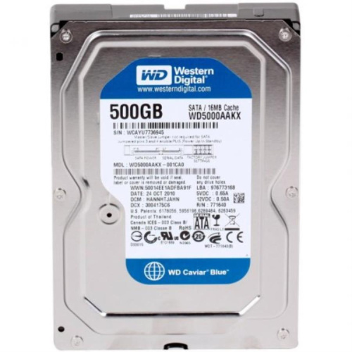 картинка Жесткий диск Western Digital  500 Gb 16 Mb SATA-II WD5000AAKX от магазина Интерком-НН