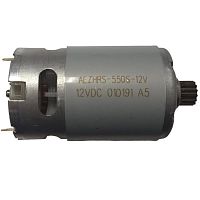 картинка 010191 A5 AEZHRS-550S-12VDC двигатель с шестерней 14 зубьев D=10мм для шуруповерта Makita от магазина Интерком-НН