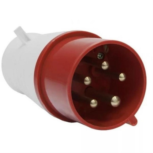 картинка IEK PSR02-032-5 (ССИ-025) Вилка силовая переносная 3Р+PЕ+N 32А 380В IP44 от магазина Интерком-НН