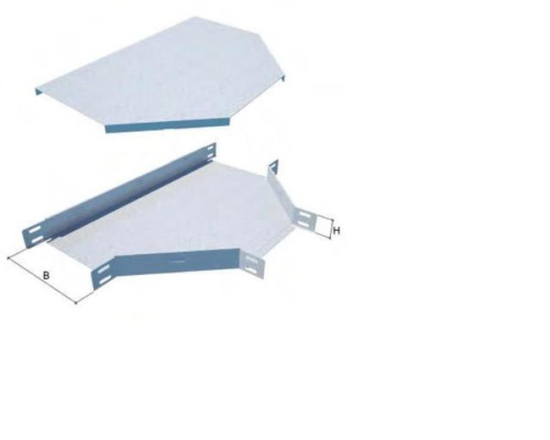 картинка Крышка отвода Т-образный для лотка 200*50 от магазина Интерком-НН