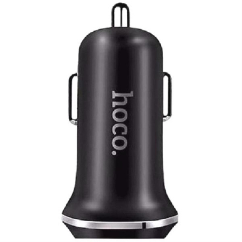 изображение Hoco Z1 автомобильное зарядное устройство с 2 USB выходами (2100mAh), черный для 5/6/6Plus/7/7Plus магазин Компании Интерком-НН фото 2 картинка Hoco Z1 автомобильное зарядное устройство с 2 USB выходами (2100mAh), черный для iPhone 5/6/6Plus/7 от магазина Интерком-НН фото 2