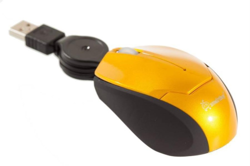 изображение Мышь SmartBuy 302 проводная для ноутбука (желтая/черная) (SBM-302-YK)/40 магазин Компании Интерком-НН картинка (SBM-302-YK)/40 Мышь SmartBuy 302 проводная для ноутбука (желтая/черная) от магазина Интерком-НН