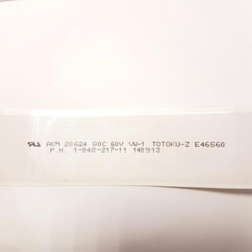 изображение Шлейф 184821711 Flexible Flat Cable 51P для телевизора Sony KDL-40W605B магазин Компании Интерком-НН фото 2 картинка Sony 184821711 Шлейф Flexible Flat Cable 51P для телевизора Sony KDL-40W605B от магазина Интерком-НН фото 2
