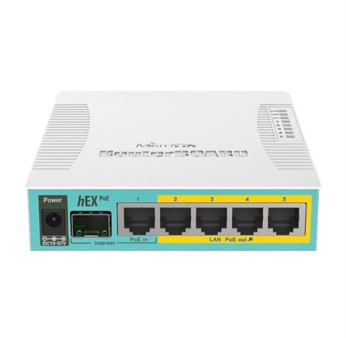 картинка MikroTik RB960PGS hEX PoE  Маршрутизатор 5xGLAN + SFP от магазина Интерком-НН фото 2