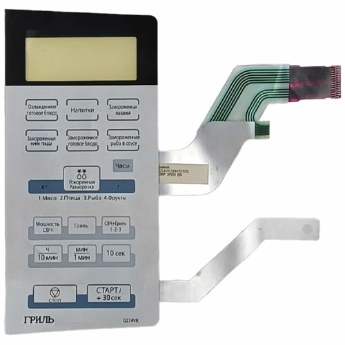 картинка Samsung DE34-00193X Сенсорная панель управления для микроволновой печи (СВЧ) G274VR-S серебристый от магазина Интерком-НН фото 2