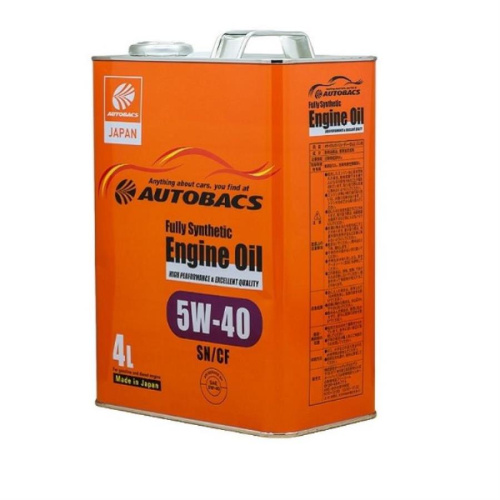 изображение Моторное масло синтетическое (4л) Autobacs Engine Oil FS 5W-40 SN/CF магазин Компании Интерком-НН картинка Autobacs Engine Oil FS 5W-40 SN/CF моторное масло синтетическое (4л) от магазина Интерком-НН