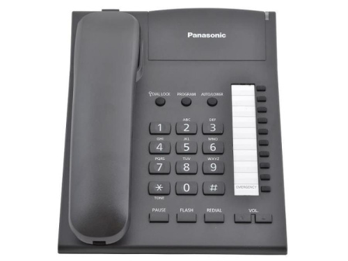 картинка Panasonic KX-TS2382RUB проводной телефон, цвет черный от магазина Интерком-НН фото 2