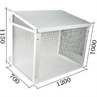 картинка Решетка антивандальная (1200х1000х700) для наружного блока кондиционера  от магазина Интерком-НН
