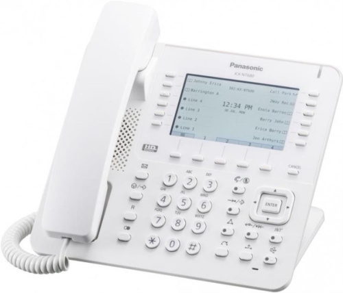 изображение Телефон IP Panasonic KX-NT680RU белый магазин Компании Интерком-НН фото 9 картинка Телефон IP Panasonic KX-NT680RU белый от магазина Интерком-НН фото 9