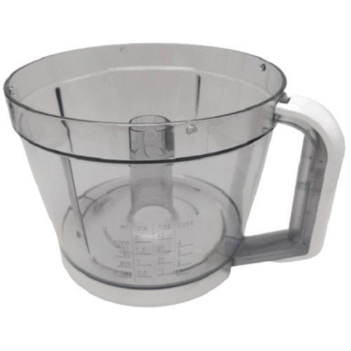 картинка Bosch 00752266 чаша пластиковая с ручкой (белая), без крышки для кухонного комбайна MC812.. от магазина Интерком-НН