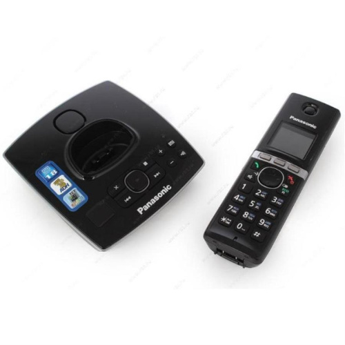 изображение Беспроводной телефон Panasonic KX-TG8061RUB DECT (радиотелефон) , цвет: черный магазин Компании Интерком-НН фото 3 картинка Panasonic KX-TG8061RUB - Беспроводной телефон DECT (радиотелефон) с автоответчиком, цвет: черный от магазина Интерком-НН фото 3