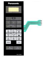 картинка Panasonic F630Y9V20BZP Сенсорная панель для СВЧ (микроволновой печи) NN-ST340M ZPE от магазина Интерком-НН