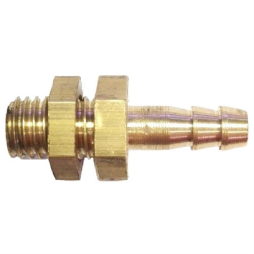 картинка Штуцер sh-59 с гайкой для врезки в крышку, латунь под шланг 5мм от магазина Интерком-НН