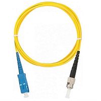 картинка Патч-корд оптический (optic patch cord) ST/UPC-SC/UPC SM 9/125 одномодовый (singlemode, sm) 2  метра от магазина Интерком-НН