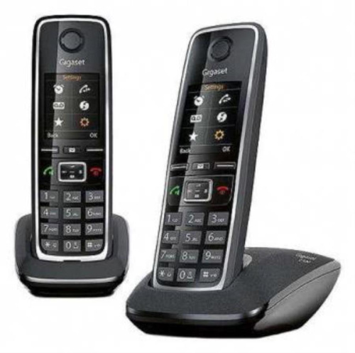картинка Р/Телефон Dect Gigaset C530 DUO RUS черный (труб. в компл.:2шт) АОН от магазина Интерком-НН фото 2