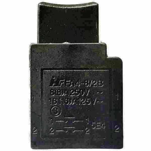изображение Выключатель FA4-8/2B (115) с фиксатором 8A, 250V для электроинструмента магазин Компании Интерком-НН картинка Выключатель FA4-8/2B (115) с фиксатором 8A, 250V для электроинструмента от магазина Интерком-НН