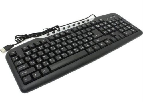 изображение Проводная USB клавиатура, черная Defender HM-830 (45830) магазин Компании Интерком-НН картинка Defender HM-830 (45830) Проводная USB клавиатура, черная от магазина Интерком-НН