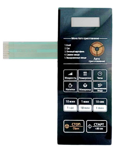 картинка Daewoo 3518572830 (TH-KOR-6L6B3S) Сенсорная панель для СВЧ KOR-6L6B, KOR-6L6BS от магазина Интерком-НН фото 3