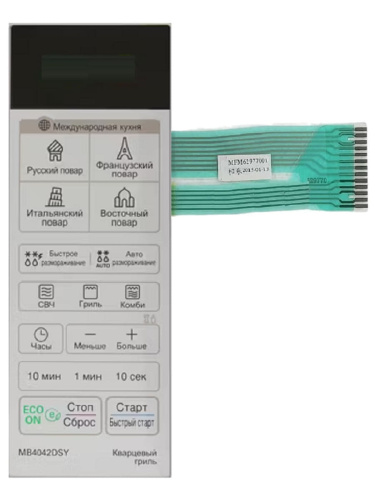 изображение LG MFM62757001 Сенсорная панель управления СВЧ MB4042D белый магазин Компании Интерком-НН фото 4 картинка LG MFM62757001 Сенсорная панель управления СВЧ MB4042D белый от магазина Интерком-НН фото 4