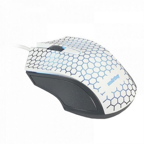 картинка SmartBuy SBM-334-W ONE Мышь проводная с подсветкой (белая) от магазина Интерком-НН фото 3