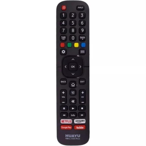 изображение Huayu RM-L1335 Plus (21262) пульт дистанционного управления универсальный (ПДУ) для техники Hisense магазин Компании Интерком-НН картинка Huayu RM-L1335 Plus (21262) пульт дистанционного управления универсальный (ПДУ) для техники Hisense от магазина Интерком-НН