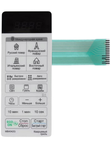 изображение LG MFM62897001 Сенсорная панель управления СВЧ MB4042G (без дефиса! прямоугольник) магазин Компании Интерком-НН картинка LG MFM62897001 Сенсорная панель управления СВЧ MB4042G (без дефиса! прямоугольник) от магазина Интерком-НН