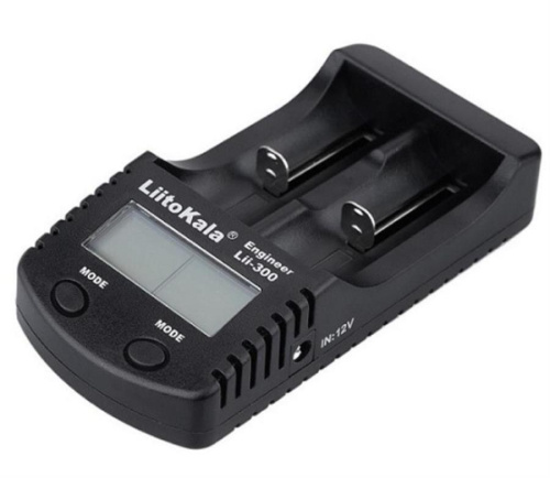 картинка LiitoKala Lii-300 Универсальное зарядное устройство на 2 аккумулятора Ni-MH/Ni-Cd от магазина Интерком-НН
