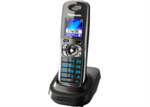 картинка Panasonic KX-TGA830RUT - Дополнительная трубка DECT (радиотелефон) , цвет: темно-серый металлик  от магазина Интерком-НН