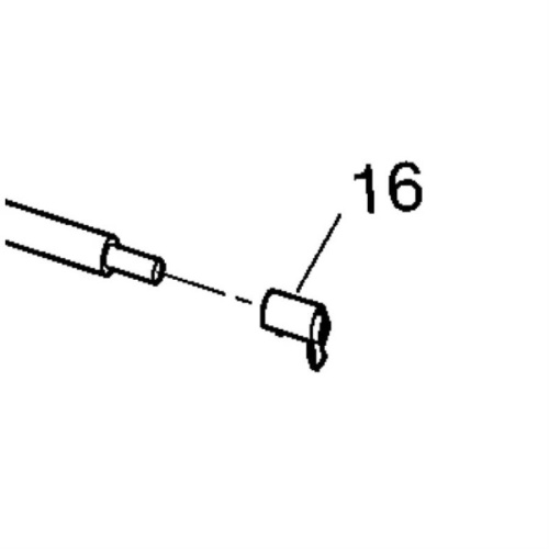 картинка Panasonic PFDJ1096Z левая втулка ролика прижима термобумаги к термоголовке для факса KX-FC, KX-FT от магазина Интерком-НН фото 2