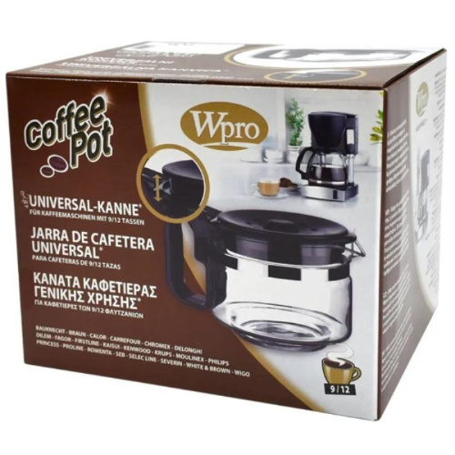 изображение Whirlpool 484000000318 (C00375324) колба стеклянная универсальная на 9/12 чашек для кофеварок магазин Компании Интерком-НН картинка Whirlpool 484000000318 (C00375324) колба стеклянная универсальная на 9/12 чашек для кофеварок от магазина Интерком-НН