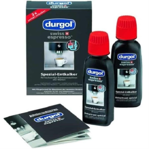 изображение Durgol Swiss Espresso CMDESCC-001 средство для удаления накипи в кофемашинах (две емкости по 125 мл) магазин Компании Интерком-НН картинка Durgol Swiss Espresso CMDESCC-001 средство для удаления накипи в кофемашинах (две емкости по 125 мл) от магазина Интерком-НН