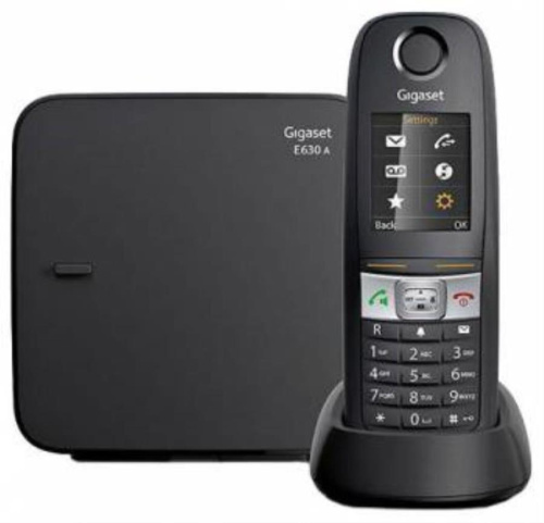 изображение Р/Телефон Dect Gigaset E630A RUS черный автооветчик АОН магазин Компании Интерком-НН фото 2 картинка Р/Телефон Dect Gigaset E630A RUS черный автооветчик АОН от магазина Интерком-НН фото 2