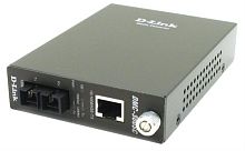 картинка DMC-300SC D-Link медиаконвертер 10BASE-T/100BASE-TX для многомодового кабеля до разъем SC 2 км от магазина Интерком-НН