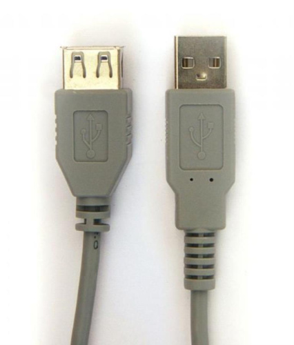 изображение Кабель-удлинитель USB 2.0 AM/AF 1.0м серый (пакет) K-800 магазин Компании Интерком-НН картинка Кабель-удлинитель USB 2.0 AM/AF 1.0м серый (пакет) K-800 от магазина Интерком-НН