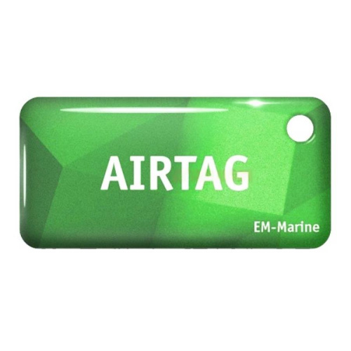 картинка EM-Marine AIRTAG Standart RFID-брелок (125кГц), 25x51x3.8мм (зеленый) от магазина Интерком-НН