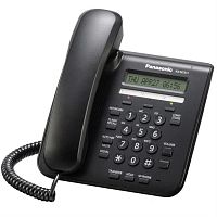 картинка Panasonic KX-NT511PRUB IP-телефон MGCP 3 кнопки DSS, 1-строчный экран, 2 порта 100Base-TX от магазина Интерком-НН