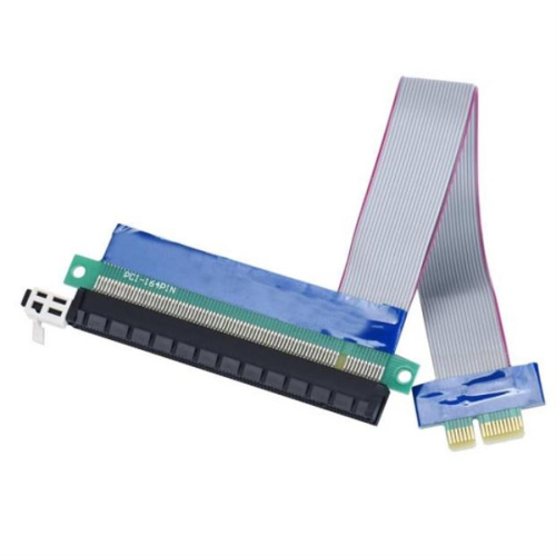 изображение Райзер карта - Удлинитель PCI-E 1X на 16X гибкий шлейф магазин Компании Интерком-НН картинка Райзер карта - Удлинитель PCI-E 1X на 16X гибкий шлейф от магазина Интерком-НН