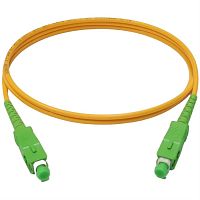 картинка Патч-корд оптический (optic patch cord) SC/APC-SC/APC SM 9/125мкм одномодовый (simplex) 15 метров от магазина Интерком-НН