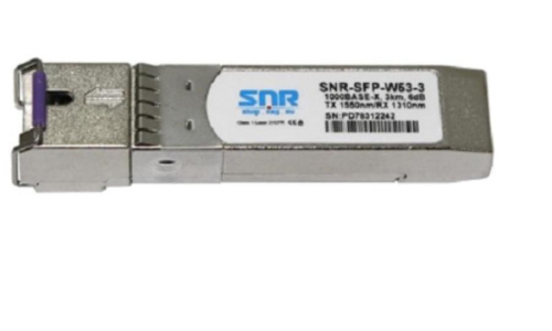 изображение SNR-SFP-W53-3 Модуль SFP 3км 1550нм (6dB) магазин Компании Интерком-НН картинка SNR-SFP-W53-3 Модуль SFP оптический трансивер 3км 1550нм (6dB) от магазина Интерком-НН