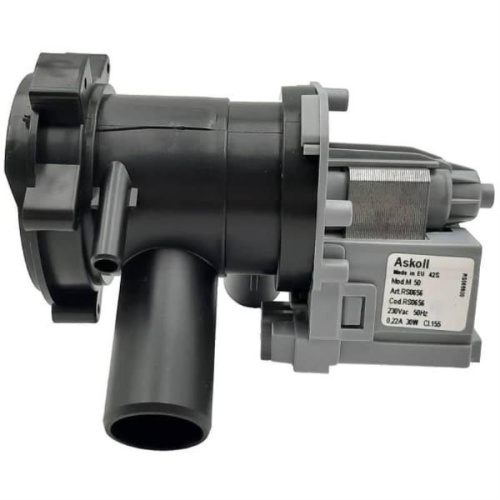 картинка Askoll PMP020BO сливной насос (помпа) M50 30Вт 0,22А в сборе с улиткой для стиральной машины от магазина Интерком-НН