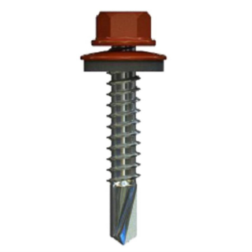 изображение Саморезы DAXMER 4,8x29 RAL8004 (RR750) кровельные наконечник сверло (уп. 250 шт) магазин Компании Интерком-НН картинка Саморезы кровельные DAXMER 4,8x29 RAL8004 наконечник сверло (уп. 250 шт) от магазина Интерком-НН