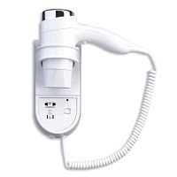 картинка Ksitex F-1400WS Фен для волос с розеткой для бритвы 1400 Вт, белый магазин Интерком-НН являющийся официальным представителем в России картинка Ksitex F-1400WS Фен для волос с розеткой для бритвы 1400 Вт, белый от магазина Интерком-НН