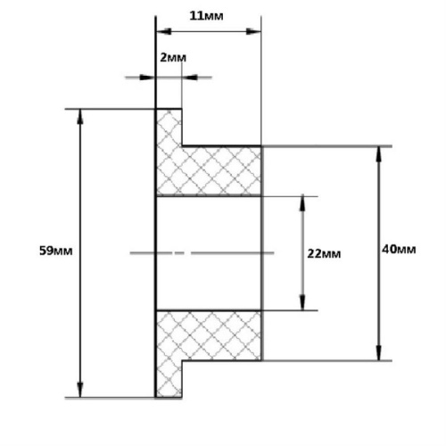 картинка Втулка шнека 01.003 для мясорубки ТОРГТЕХМАШ ТМ-32 от магазина Интерком-НН фото 2