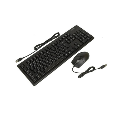 изображение Комплект (клавиатура+мышь) A4 KRS-8372, USB, проводной, черный магазин Компании Интерком-НН картинка Комплект (клавиатура+мышь) A4 KRS-8372, USB, проводной, черный от магазина Интерком-НН