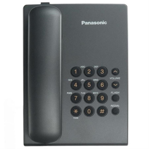 изображение Panasonic KX-TS2350RUT проводной телефон, цвет темно-серый металлик магазин Компании Интерком-НН фото 2 картинка Panasonic KX-TS2350RUT проводной телефон, цвет темно-серый металлик от магазина Интерком-НН фото 2