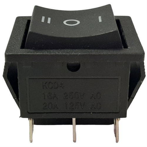 изображение Переключатель клавишный KCD4 (223(22)) черный ON-OFF-ON 16А 250VAC для мясорубок магазин Компании Интерком-НН картинка Переключатель клавишный KCD4 (223(22)) черный ON-OFF-ON 16А 250VAC для мясорубок от магазина Интерком-НН