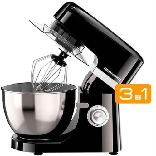 изображение Redmond RFM-5318 планетарный миксер, 1000Вт, 8 скоростей, объем чаши 4,5л, черный магазин Компании Интерком-НН фото 3 картинка Redmond RFM-5318 планетарный миксер, 1000Вт, 8 скоростей, объем чаши 4,5л, черный от магазина Интерком-НН фото 3
