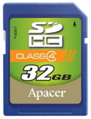 изображение Память SD 32Gb Apacer SDHC Class4 магазин Компании Интерком-НН картинка Память SD 32Gb Apacer SDHC Class4 от магазина Интерком-НН
