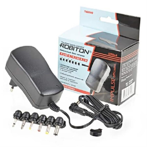 изображение Блок питания Robiton BL1 2250mA TN2250S 3 В, 4,5 В, 5 В, 6 В, 7,5 В, 9 В, 12 В сменные штекера магазин Компании Интерком-НН картинка Robiton TN2250S Блок питания BL1 2250mA 3 В, 4,5 В, 5 В, 6 В, 7,5 В, 9 В, 12 В сменные разъемы от магазина Интерком-НН