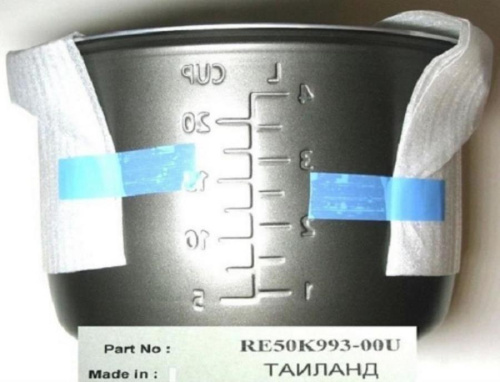 изображение Кастрюля (Чаша) RE50K993-00U (ARE50K993-0U) для мультиварки Panasonic SR-TMX530, SR-TMZ540, SR-TMZ550 магазин Компании Интерком-НН фото 3 картинка Panasonic RE50K993-00U(ARE50K993-0U) Кастрюля (Чаша) для мультиварки SR-TMX530, SR-TMZ540, SR-TMZ550 от магазина Интерком-НН фото 3